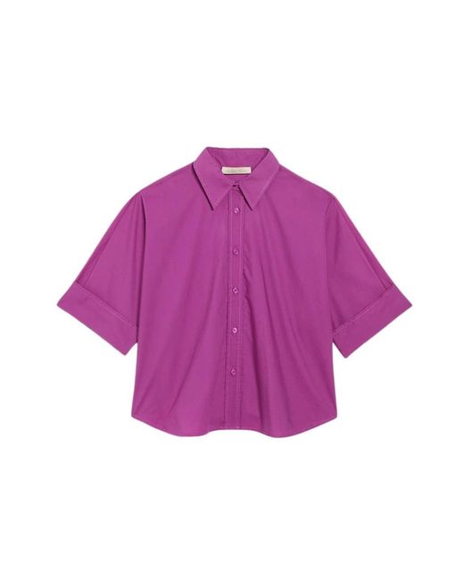 Vanessa Bruno Purple Shirts