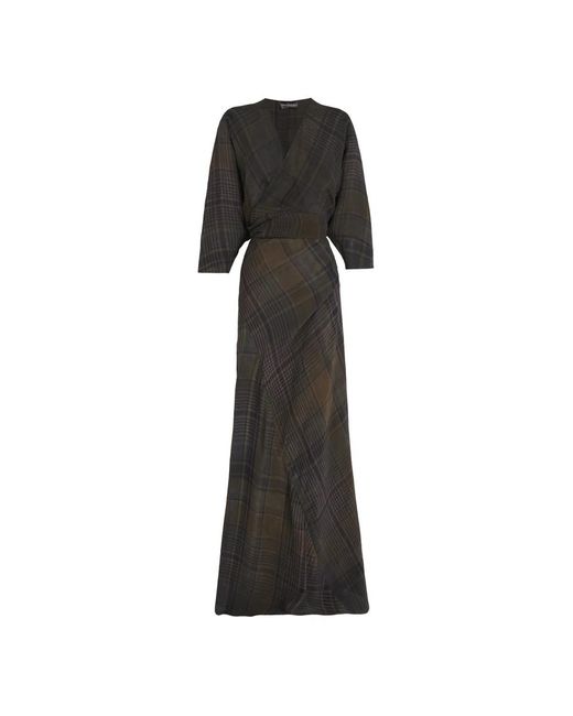 Cortana Black Wrap Dresses