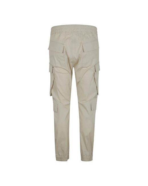 Rick Owens Weiße Cargo Hose Elastischer Bund in Gray für Herren