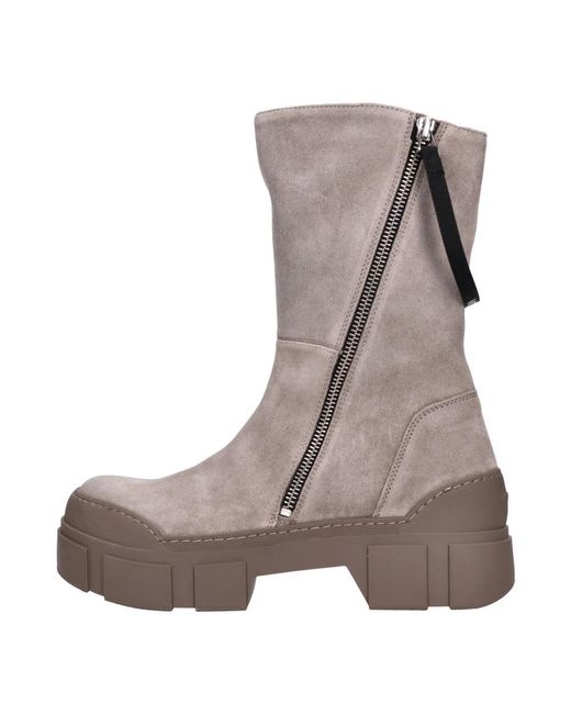 Vic Matié Gray Ankle Boots