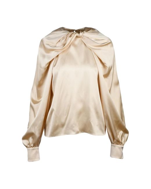 Max Mara Key Blouse in het Natural