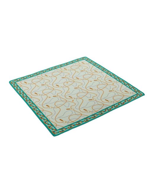 Le Parmentier Green Silk Scarves