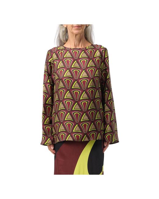 Maliparmi Brown Blouses