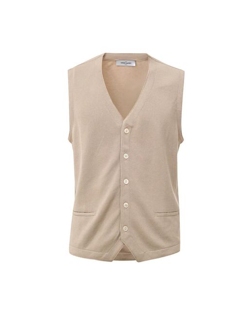 Gran Sasso Vests in het Natural voor heren