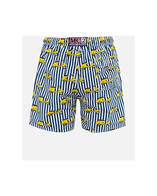 Mc2 Saint Barth Stylische Boxershorts in Blue für Herren