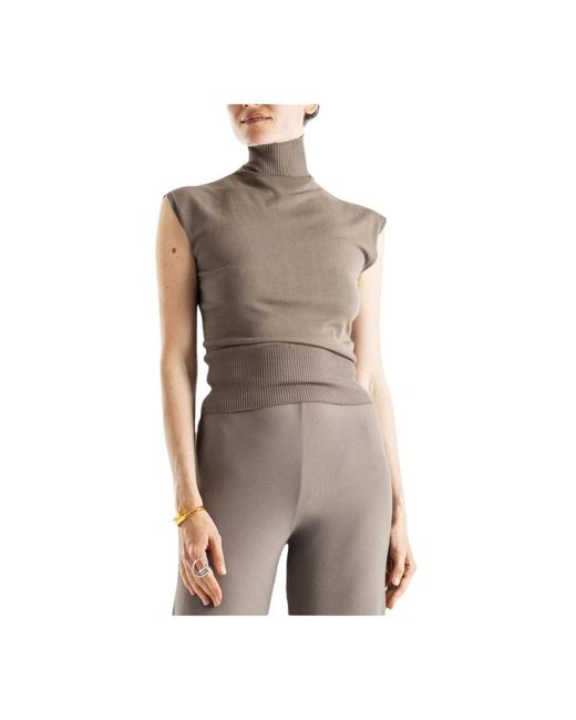 Turtlenecks di Rick Owens in Brown