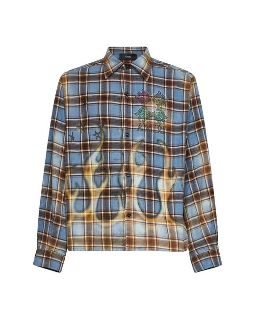 Amiri Blue Casual Shirts for men
