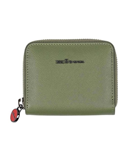 Kiton Coin Pouch in het Green voor heren