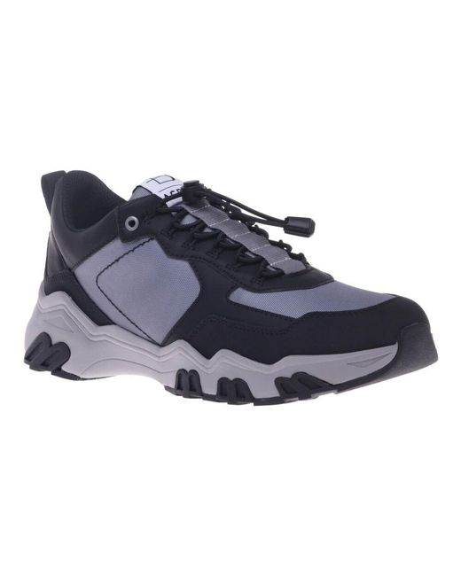 Baldinini Trainers in and grey eco-leather in Blue für Herren