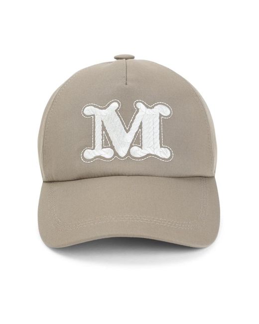 Max Mara Ribaldo Baseballpet in het Gray