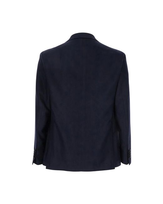 Tagliatore Montecarlo Single-Breasted Jas in het Blue voor heren
