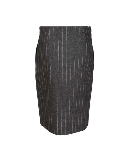 Loulou de Saison Gray Midi Skirts
