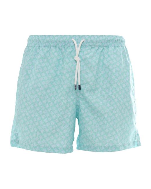Fedeli Blue Beachwear for men