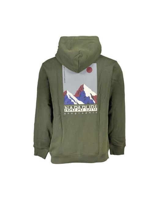 Napapijri Green Hoodies for men