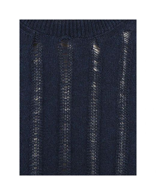 Amaranto Blue Sleeveless Jumpers for men