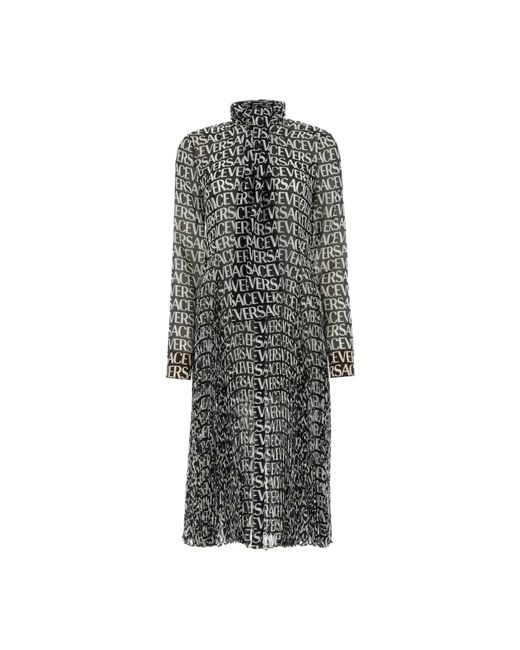 Versace Gray Midi Dress