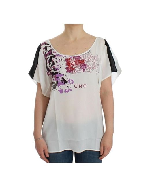 CoSTUME NATIONAL Gray Blouses