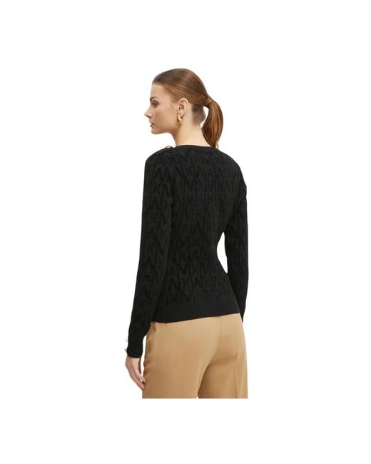 Marciano Black V-Neck Knitwear