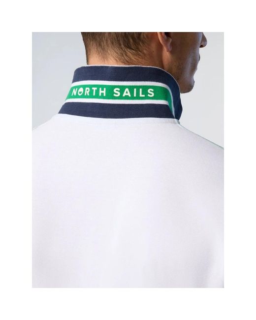 North Sails White Polo Shirts for men