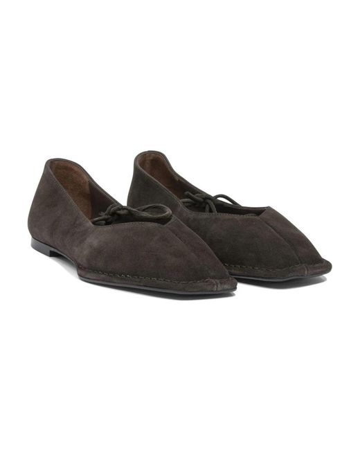 Alohas Black Ballerinas