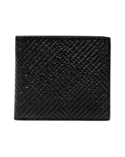 ARMANI EXCHANGE Stijlvolle Leren Portemonnee Met Printpatroon in het Black voor heren