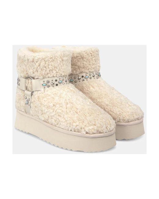 Alma En Pena. Natural Winter Boots