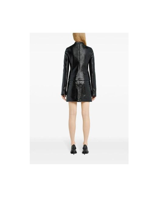 Courreges Jassen ,Zwart Light Jacket in het Black