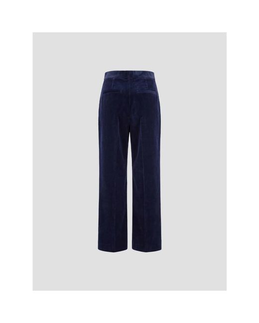 Jil Sander Cropped Broeken in het Blue