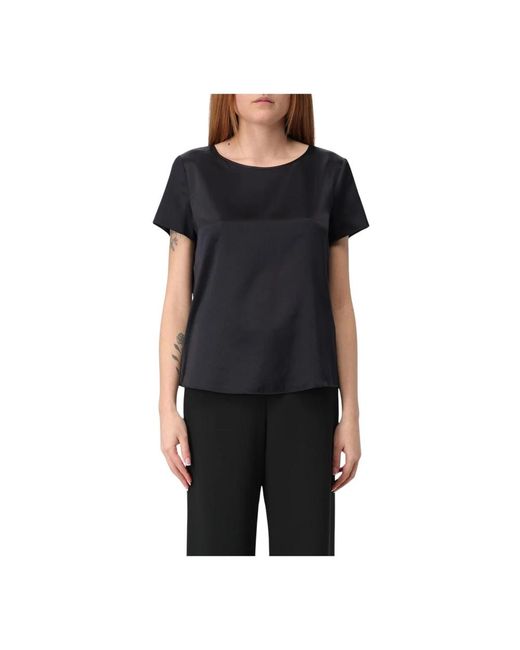 Emporio Armani Black Blouses