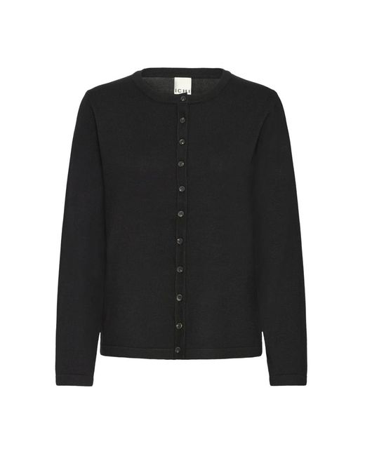 Cardigans Ichi en coloris Black