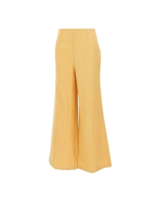 Faithfull The Brand Yellow Wide Trousers