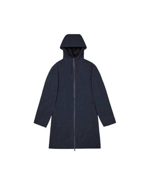Rains Blue Rain Jackets