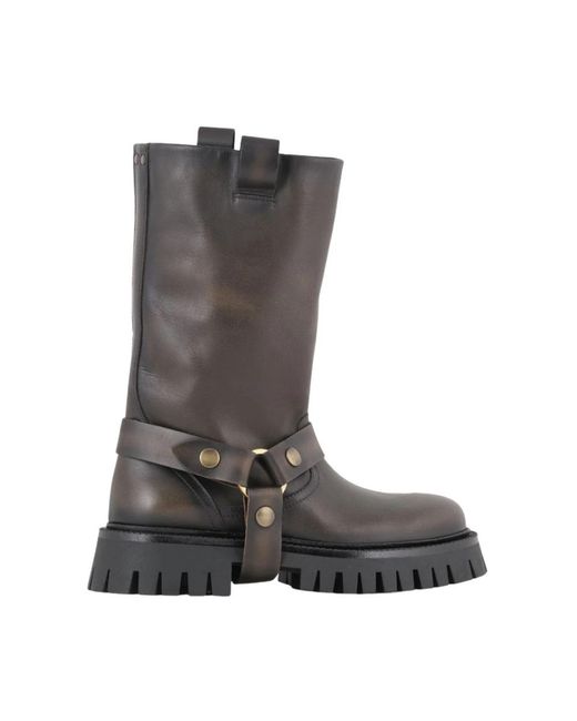 Golden Goose Deluxe Brand Gray High Boots