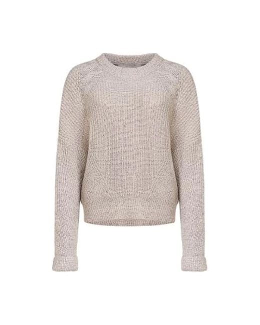 D.exterior Round-Neck Knitwear in het Gray