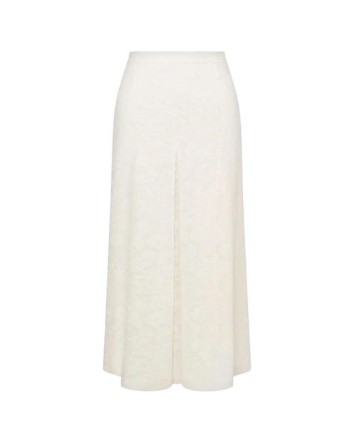 Philosophy Di Lorenzo Serafini White Midi Skirts