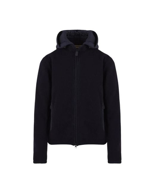 Aspesi Shetland Wol Jas in het Blue voor heren