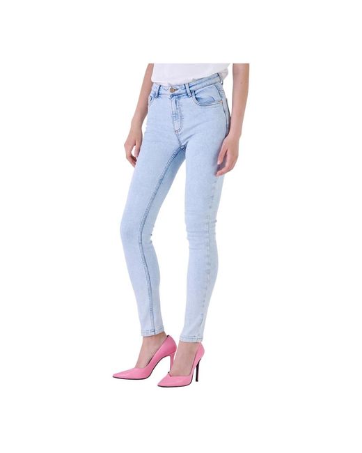 Skinny jeans Silvian Heach de color Blue