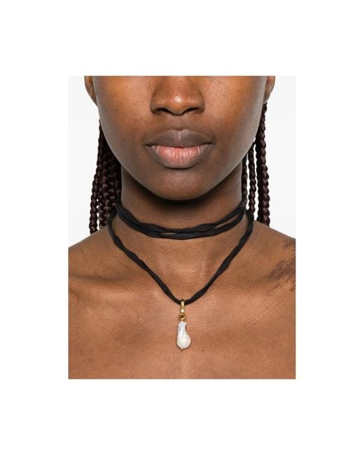 Carven Metallic Necklaces