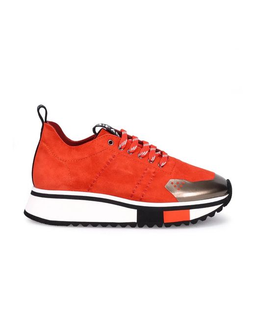 Fabi Red Sneakers