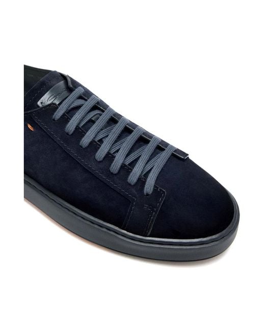Santoni Blue Sneakers for men