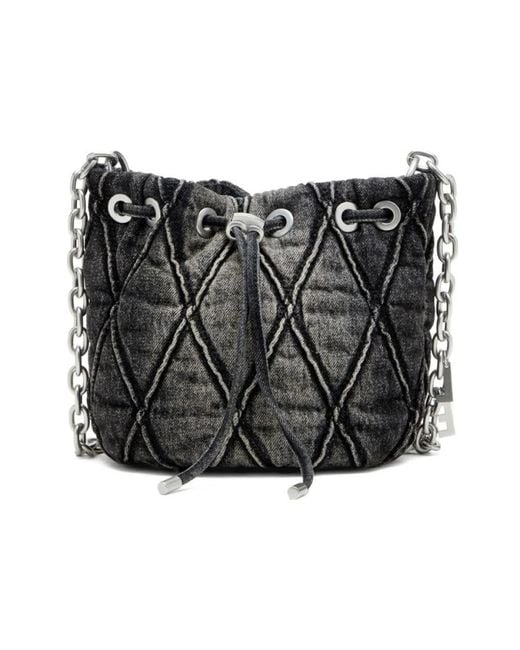 DIESEL Black Bucket Bags