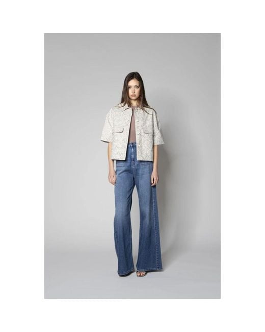 Re-hash Blue Wide Jeans
