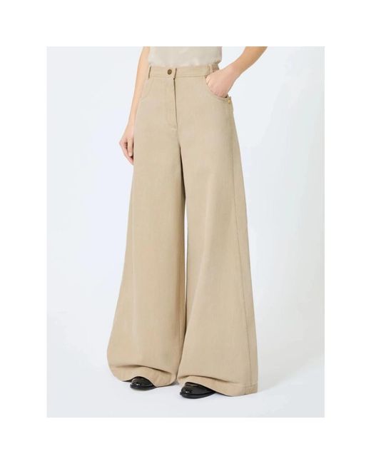 Max Mara Natural Wide Trousers