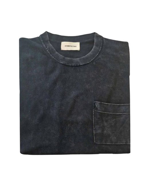 T-Shirts ATOMOFACTORY de hombre de color Black