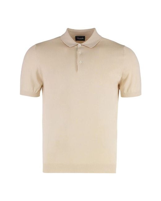Drumohr Natural Polo Shirts for men