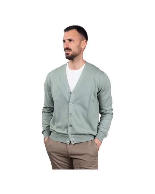 Gran Sasso Gray Cardigans for men