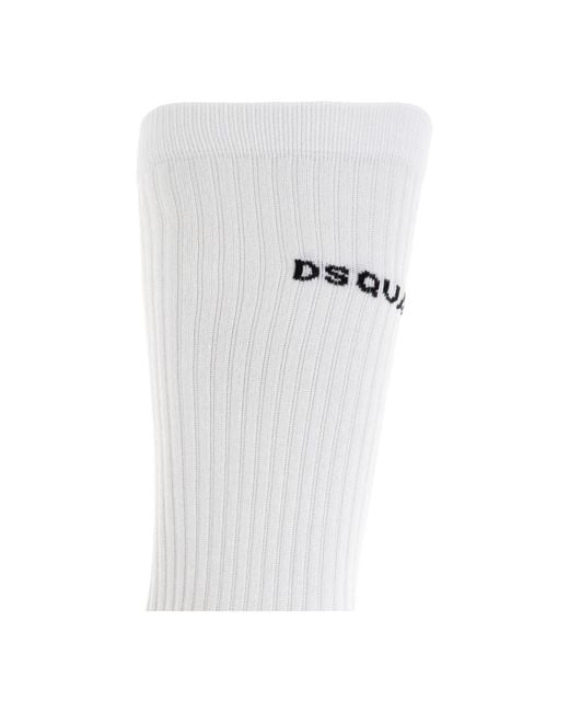 Socks DSquared² de hombre de color White