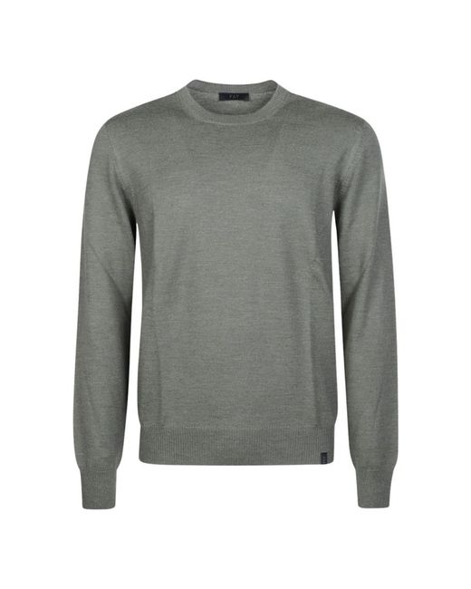 Fay Gray Round-Neck Knitwear for men