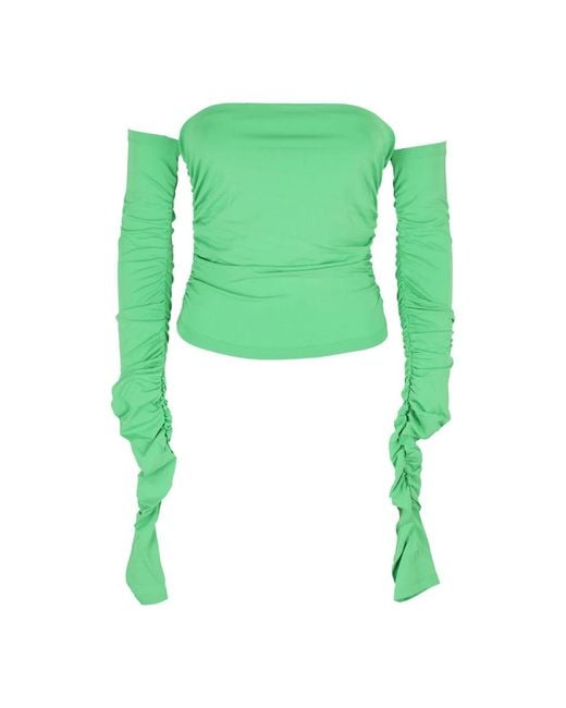 ANDAMANE Green Long Sleeve T-Shirts