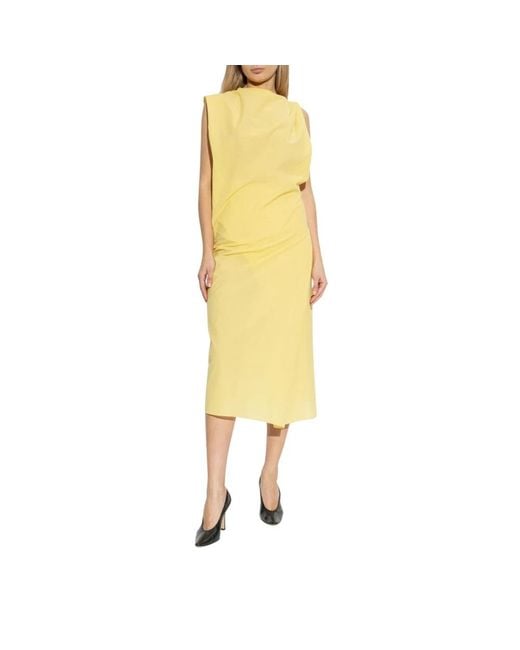 Jacquemus Yellow Midi Dresses